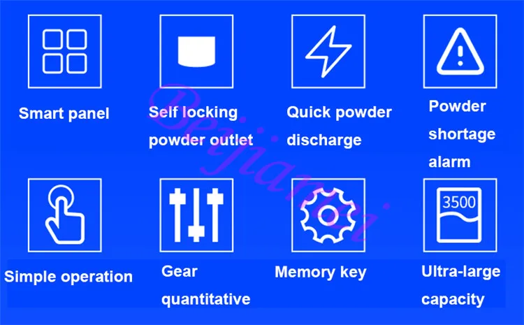 3.5L + 3.5L อัตโนมัติผงผลไม้เชิงปริมาณเครื่องเชิงพาณิชย์น้ําตาลนมผง Bubble นมชาอุปกรณ์
