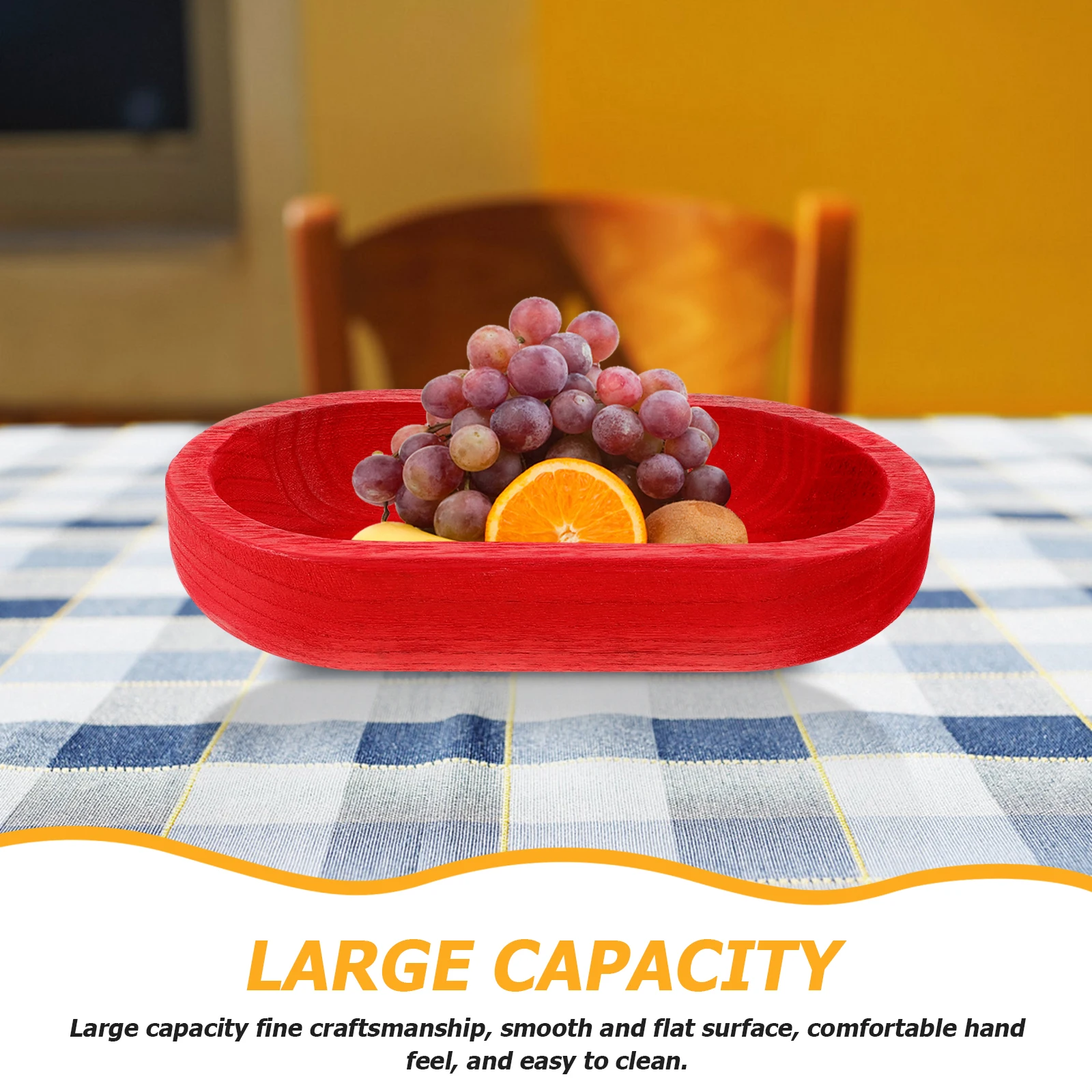 

Овальный поднос для чая, деревянная миска для фруктов, бытовые сервировочные подносы, маленькая форма торта, многофункциональное хранилище, десерт, хлеб, еда, легкий вес