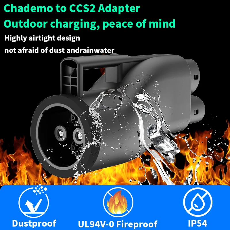 

WUFEN для автомобильного зарядного адаптера CCS2 на зарядной станции Chademo к адаптеру CCS2 150A 150KW Зарядное устройство постоянного тока для быстрой зарядки