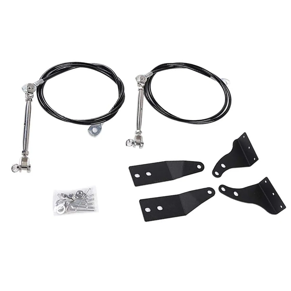 Car Limb Riser Scale Crawler   Suitable for Jeep Wrangler TJ 1997-2006  Wrangler JL 2018-2020 Auto Body Cable Steel Rope