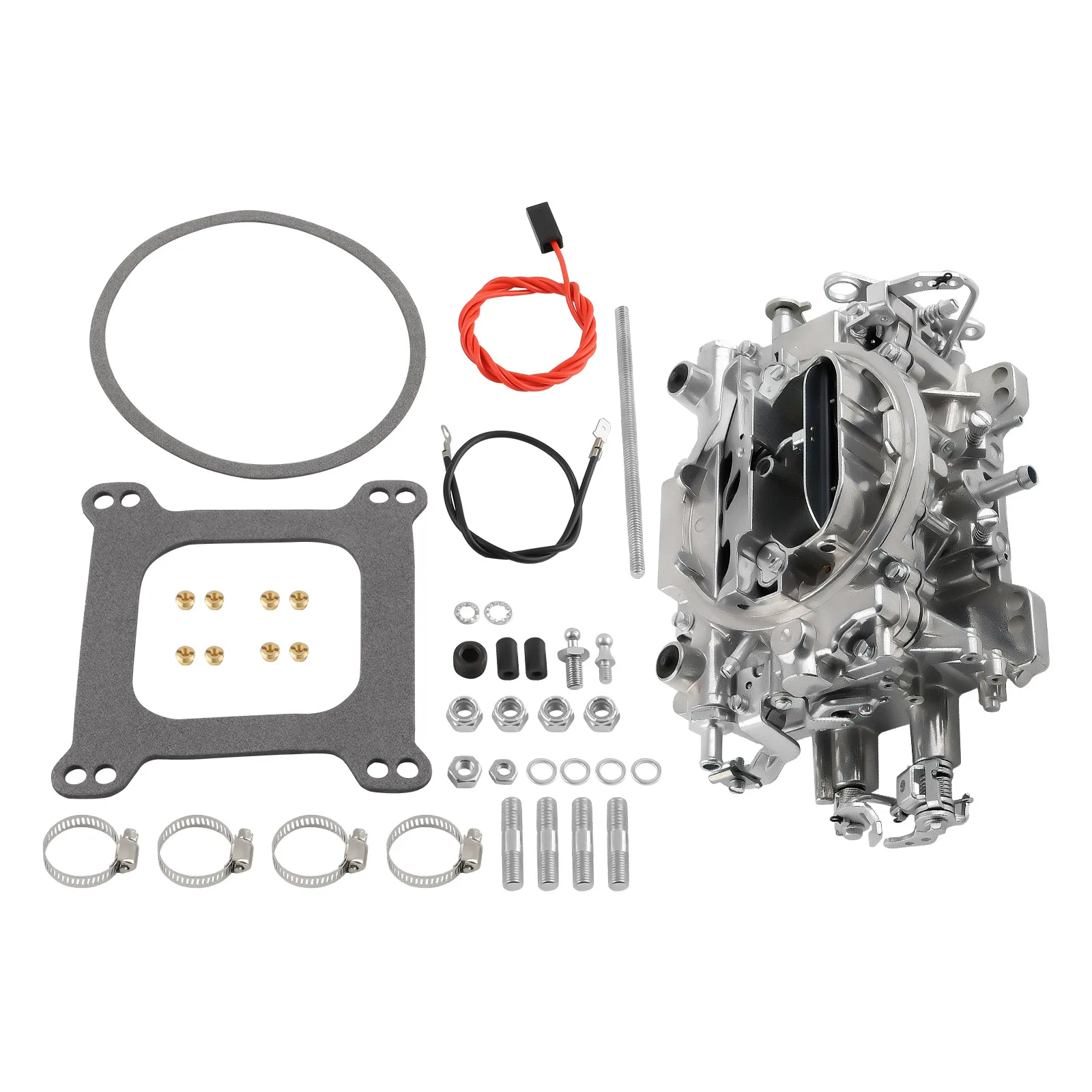 4 Barrel Carburetor w/ Gasket Kit for 1905 AVS2 Series 650CFM, Manual Choke 