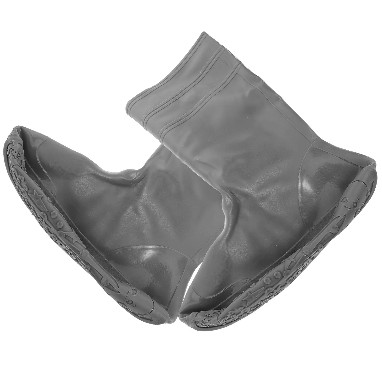 

Waterproofing Boot Covers Tall Barrel Outdoor Anti-skid Shoe Men and Women Rain