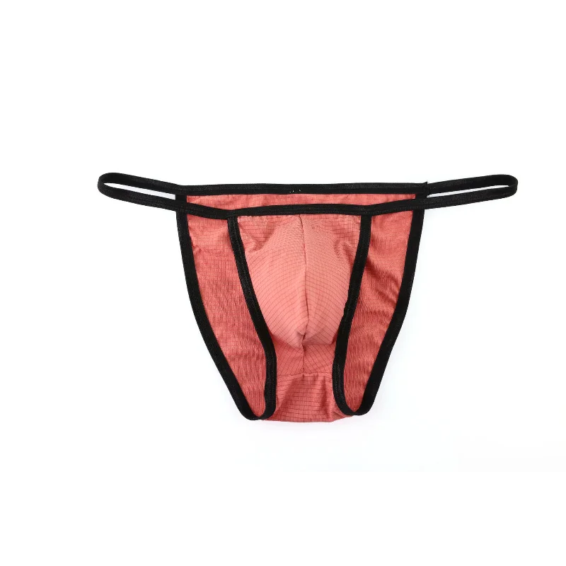Sexy Men Briefs Thin Belt Small Pouch Underwear Low-Waist Panties For Man Bikini Slip Homme Summer Breathable Underpants
