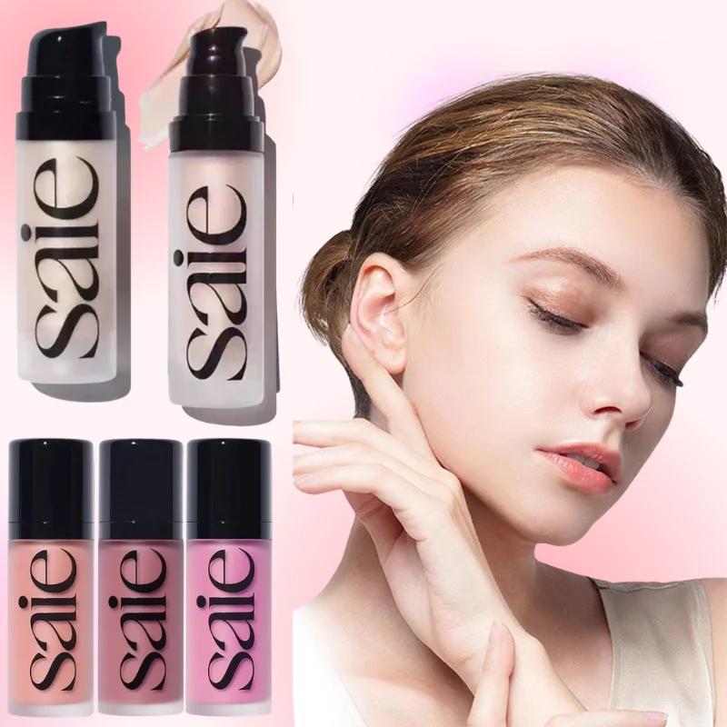 Saie High-gloss Liquid Powder Blusher All-over Face Brightening Highlighter Moisturizing Long Lasting Makeup Liquid Shadow Gel
