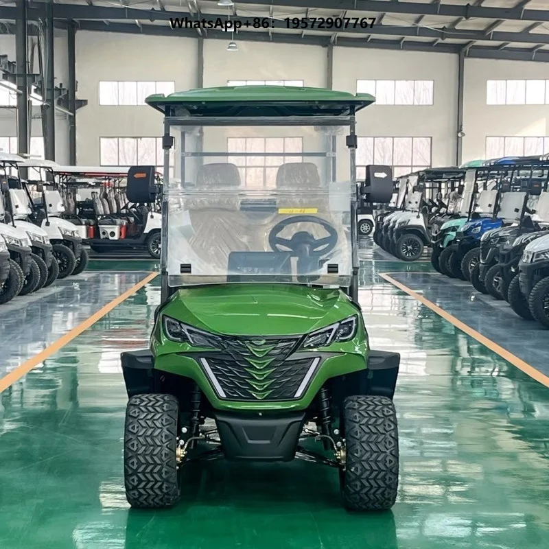 Golf Cart  Customized Luxury Four Wheel 6 Seaters 60V Electric 6 Seat Golf Carts for Sale