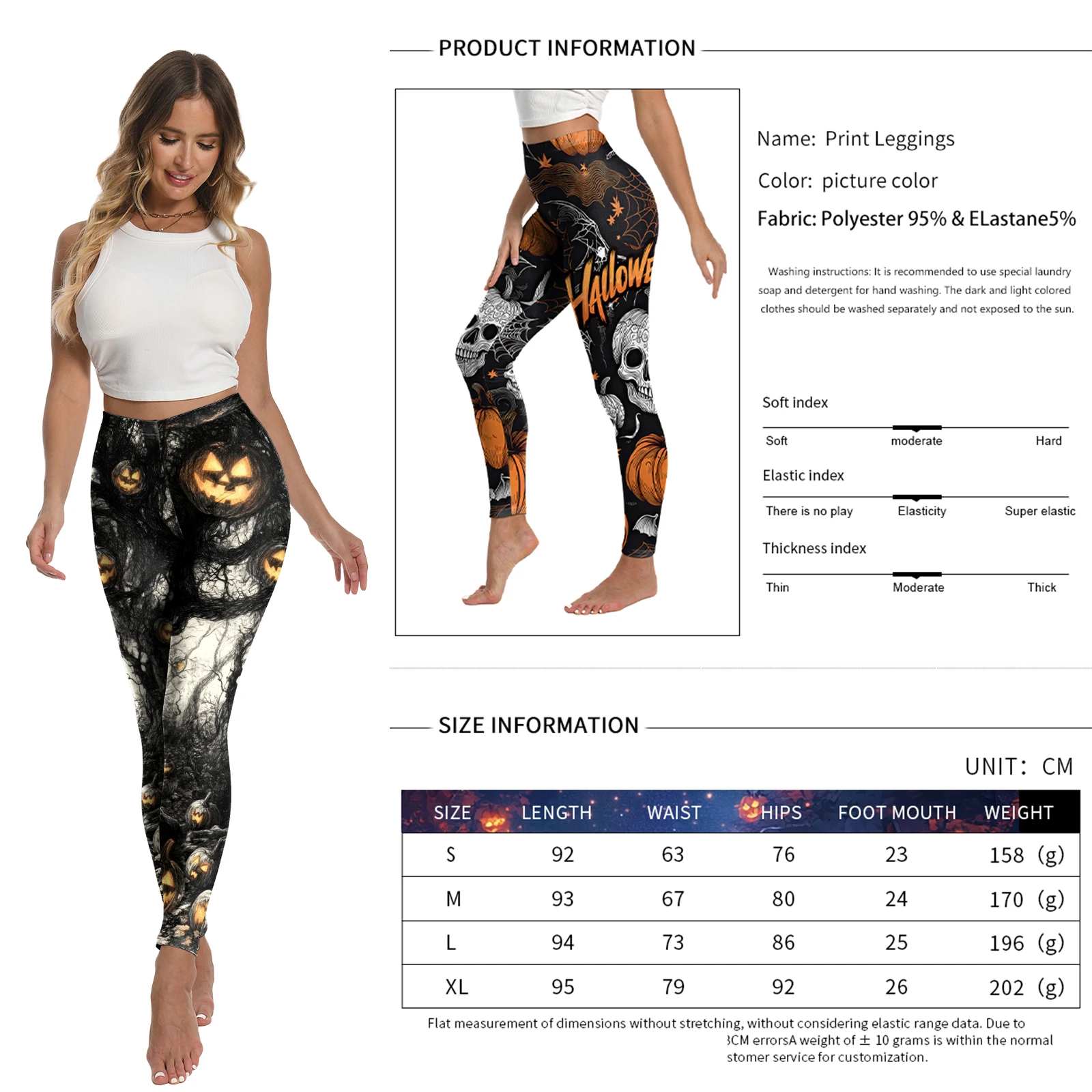 Halloween nouveau dames conception pantalons de Yoga femme taille haute Sexy Yoga élastique mince Fitness gymnase Sport entraînement citrouille femmes Leggings