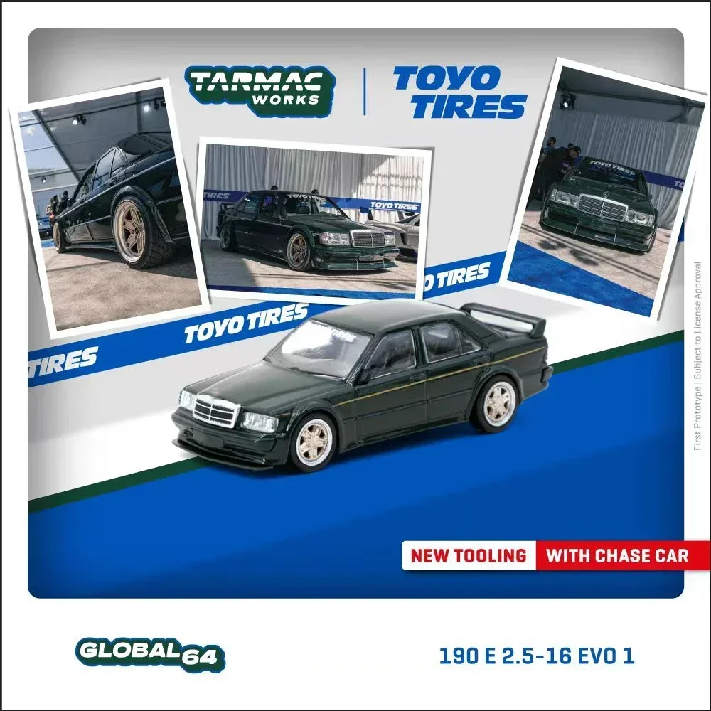 

TW In Stock 1:64 190 E 2.5 - 16 EVO 1 Collection Miniature Toy Diecast Car Model Tarmac Works