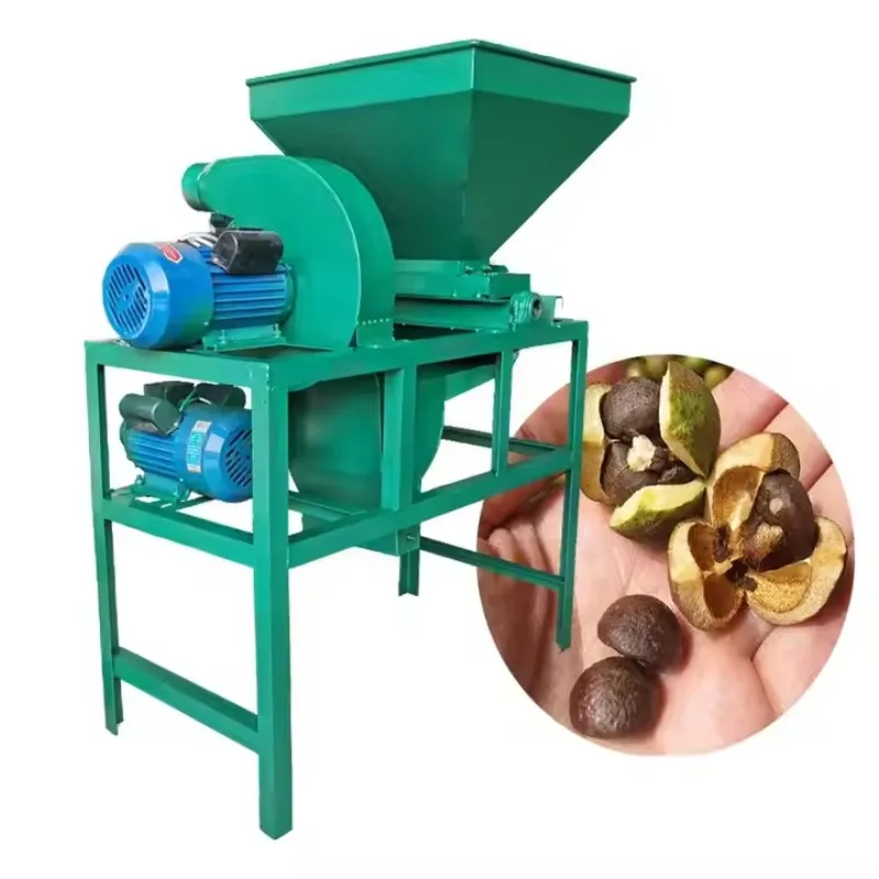 High-speed automatic small oil tea nut shell removal soap oil tea nut