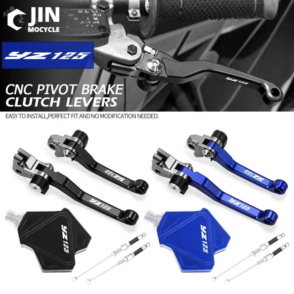 

Motorcross Accessories Stunt Clutch Lever Easy Pull Cable System Brake Clutch Levers CNC For YAMAHA YZ 125 2015 2016 2017 2018