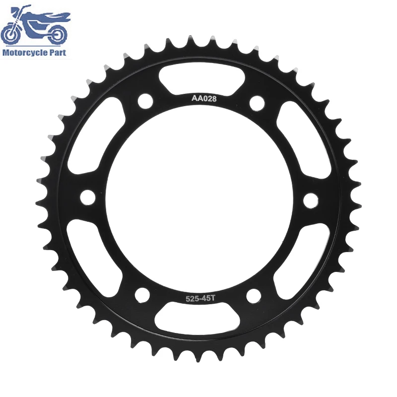 

For HONDA CBR 600 CBR600 F-1OC35 2001 CBR600 F-2 3 4 5 6 7PC35 2002-2007 Motorcycle Rear Sprocket 20CrMnTi 525-45T 525 Chain 45T