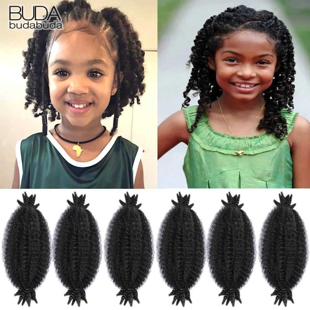 

Пружинные афро Твист волосы 8 дюймов Синтетические предварительно разделенные афро курчавые волосы марли твист волосы пружина твист волосы страсть твист наращивание волос