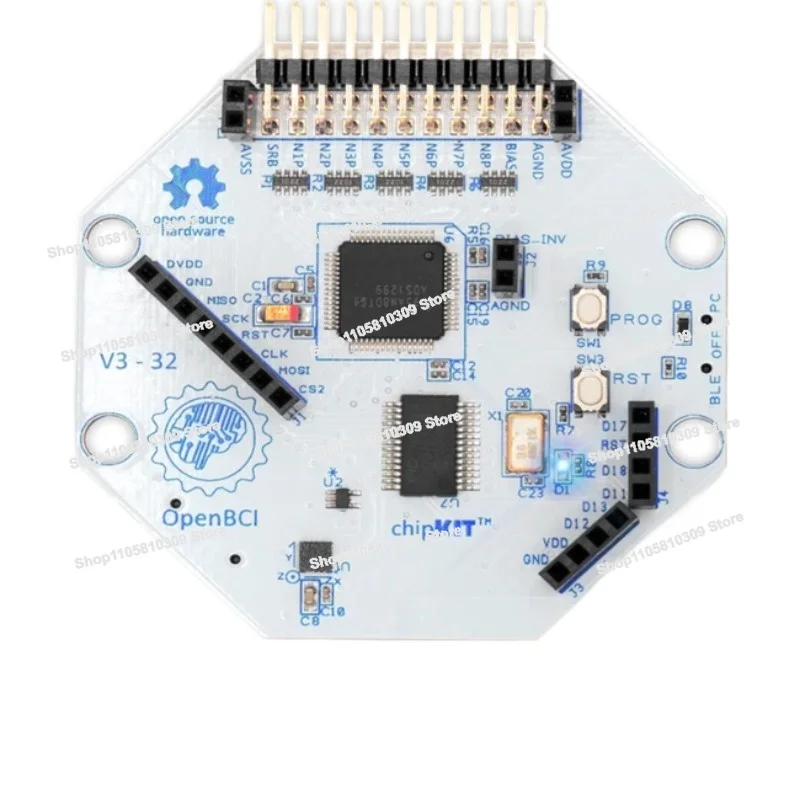 V3 Open Source ArduinoEEG EEG Module 8ch Channel Official Wireless Version WIFIads1299