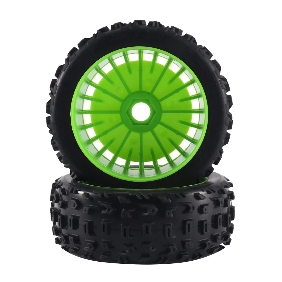 IINBD-4Pcs 116 มม.1/8 RC Off-Road Buggy ยางล้อ 17 มม.Hex,1