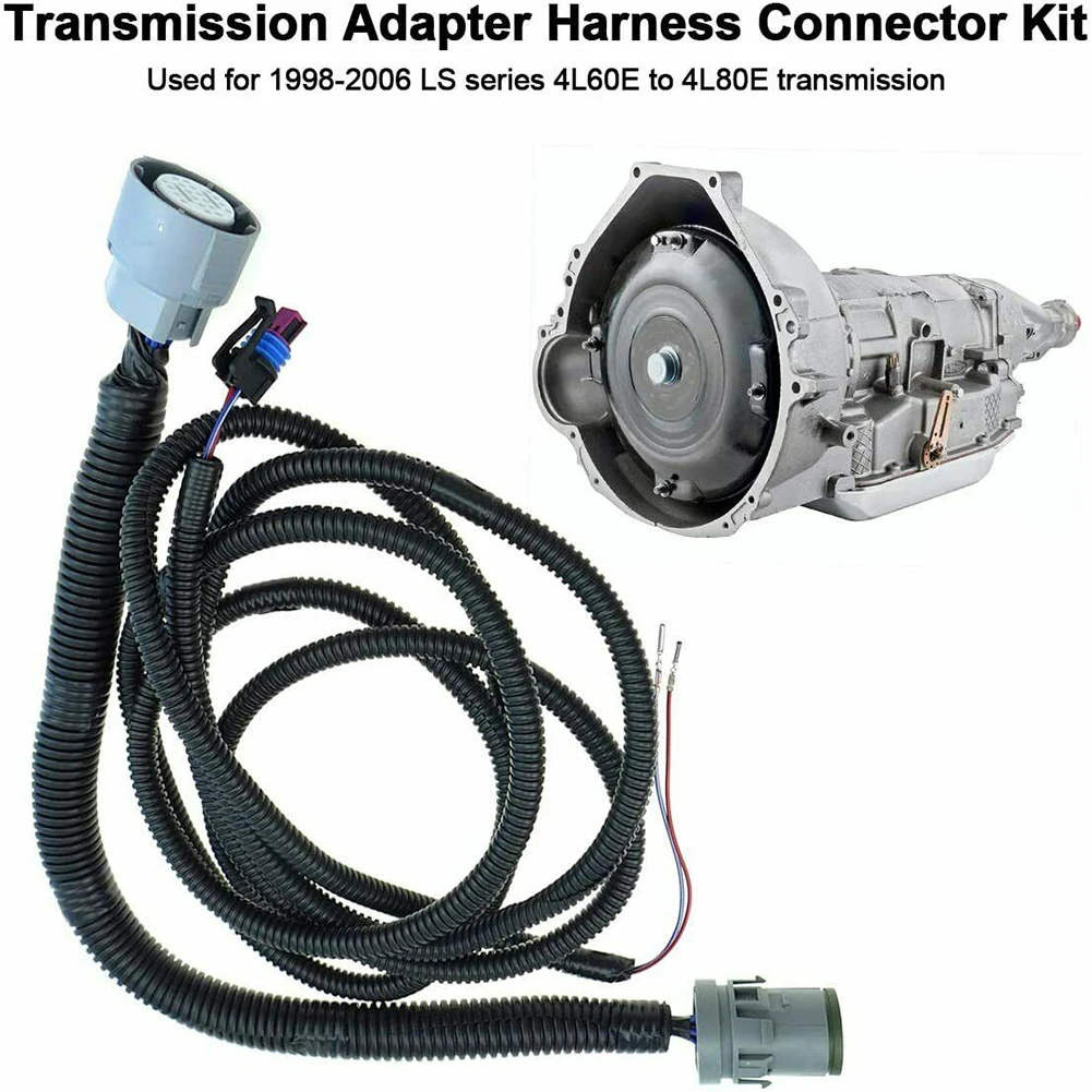 Transmission Wire Adapter Wiring Harness Connector 4L60E to 4L80E LS for GM With VSS LS1 LM7 LQ4 5.3 LSX LS