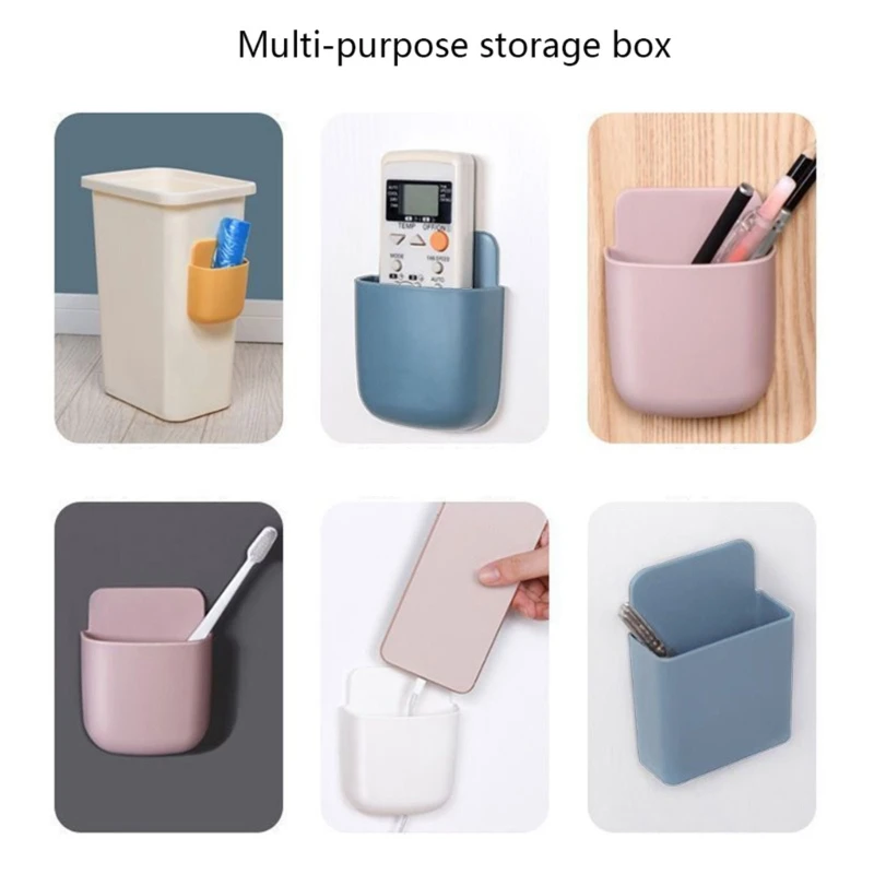 Держатель для пульта дистанционного управления, настенное крепление, коробка для хранения мультимедиа, без отверстий для Прямая