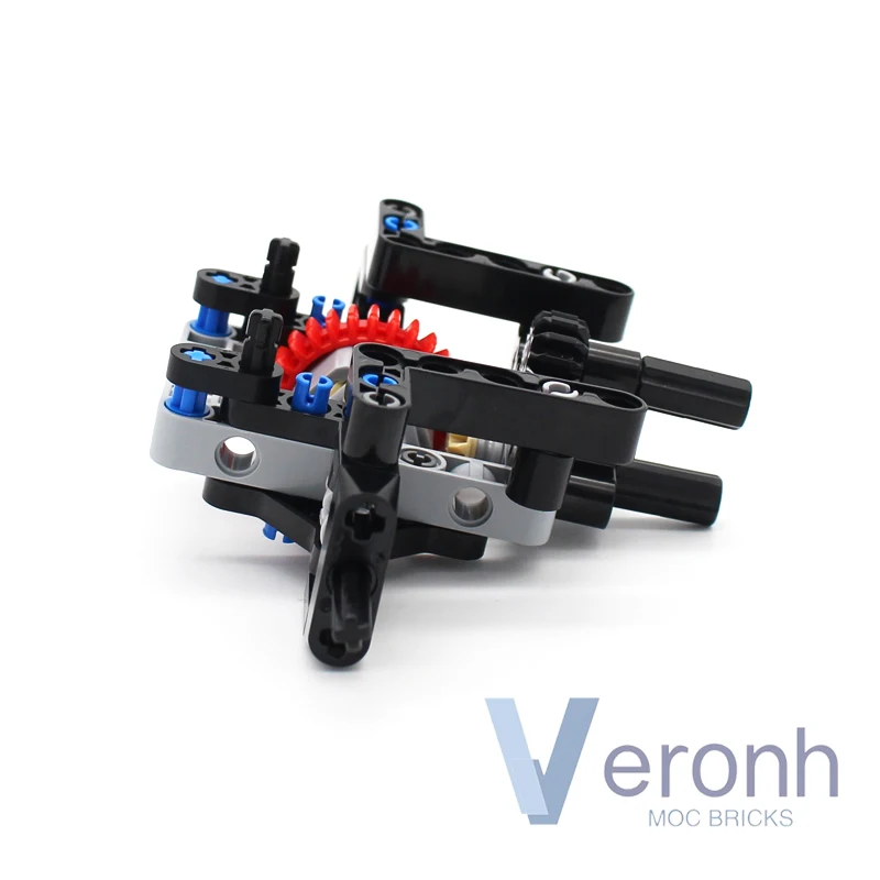 Kit de système de Suspension de direction avant et de différentiel de voiture 4WD Simple, blocs de construction MOC de haute technologie, briques d'assemblage, jouets pour enfants