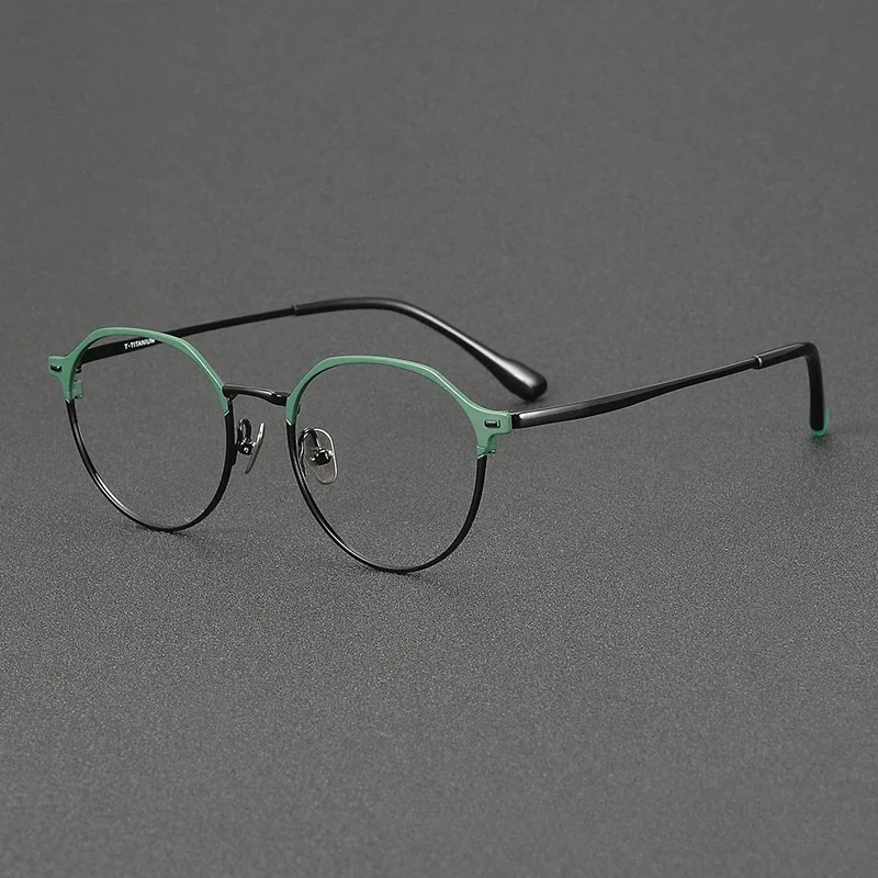 العلامة التجارية اليابانية مصمم التيتانيوم مكافحة نظارات الضوء الأزرق إطار النظارات إطارات للرجال قصر النظر النساء Oculos De Grau Masculino