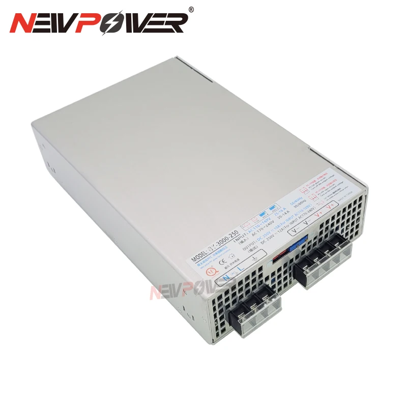 Ultra thin 3000W（PFC）High-power Adjustable DC Switching Power Supply 160V 250V 300V 350V 400V DC TO AC 110/220V±15% Smps