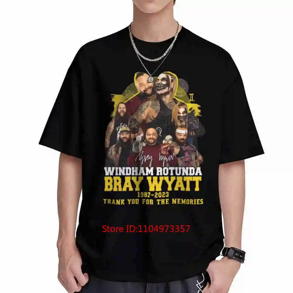 Bray Wyatt Fiend Windham Rotunda Short Sleeve Tee 100% Cotton T-Shirt