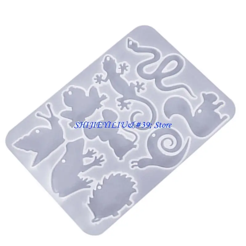 

E21F силиконовая форма для литья из смолы, ожерелье, кулон, форма для животных, кошек, эпоксидные формы для DIY, серьги, брелок,