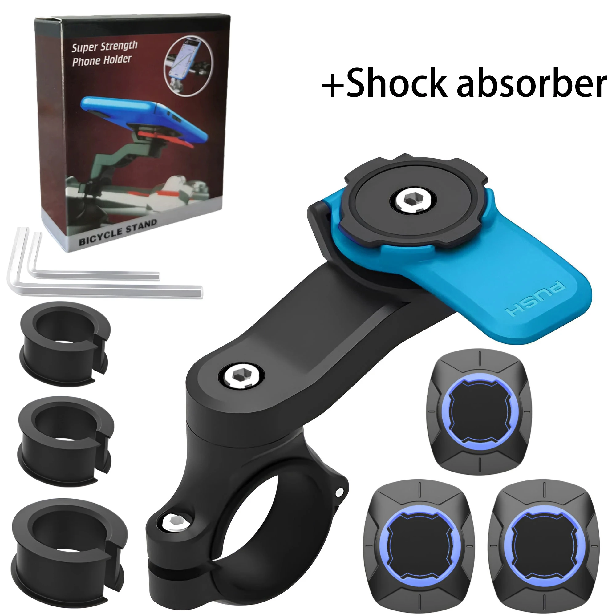 AliExpress NONE Motorcycle Phone Mount  Bicycle Cell Phone Holder Anti-Shake Bike Cell Phone Holder with Vibration Dampener  Bicycle Accessories