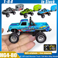 METAL RC Car 1:64 Remote Control Drift Car Mini High-Speed Off-road Climbing Racing Cars Children's Toys for Kids Customized