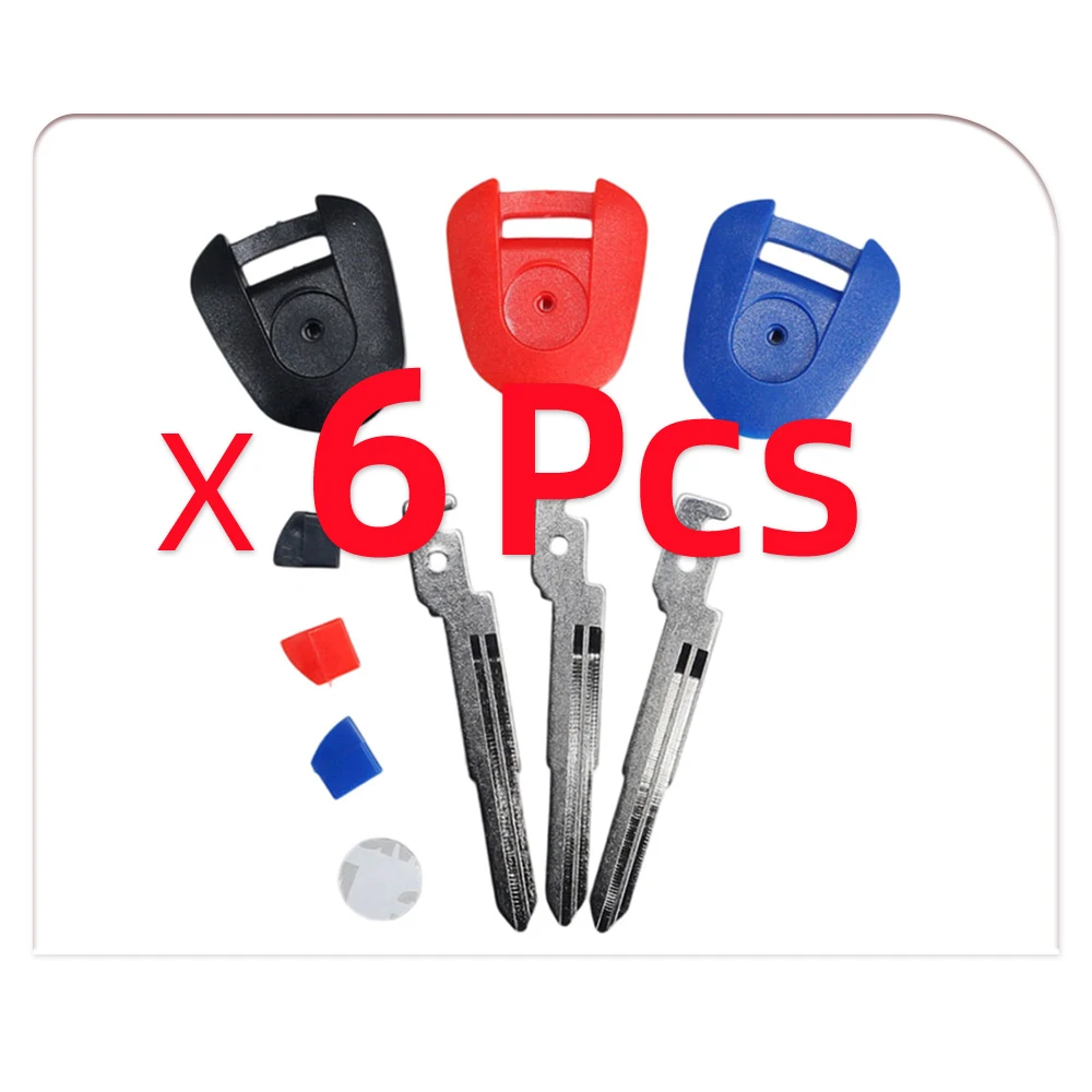 6Pcs New Blank Key Motorcycle Replace Uncut Keys For CBR600RR CBR1000RR CBR900RR CBR954RR VTR1000 NC700 CB400 CBR600 F4