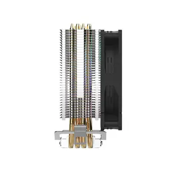 Chladič CPU TEUCER 4 Heat Pipes PC Chladič 3PIN PWM Tichý RGB Ventilátor Pro Intel 1700 1150 1155 1156 1366 AM2/AM3/AM4 AMD 10 nejlepší prodej chladič AM4 - №9
