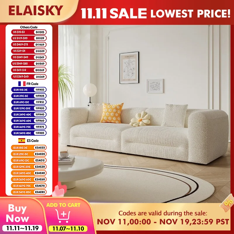 

Modern Beige Soft Velvet Living Room Sofas Sturdy Comfort Home Office Leisure Couch Durable Fabric Sofa Furniture with Springs