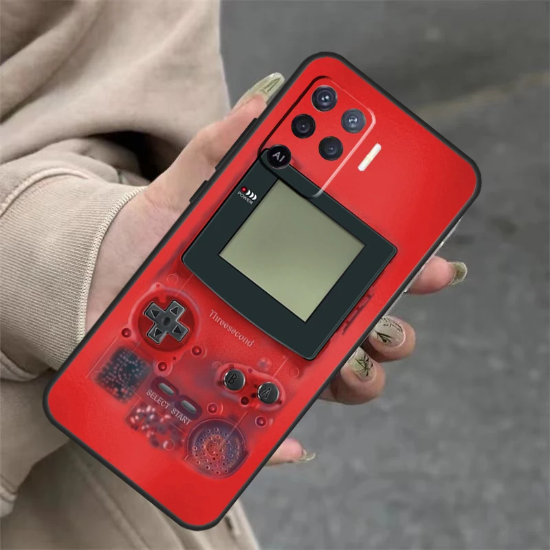 Classic Game Controller For OPPO A17 A16 A15 A54 A74 A94 A58 A78 A98 A76 A96 A5 A9 A52 A72 A77 A79 A53S A57S Case