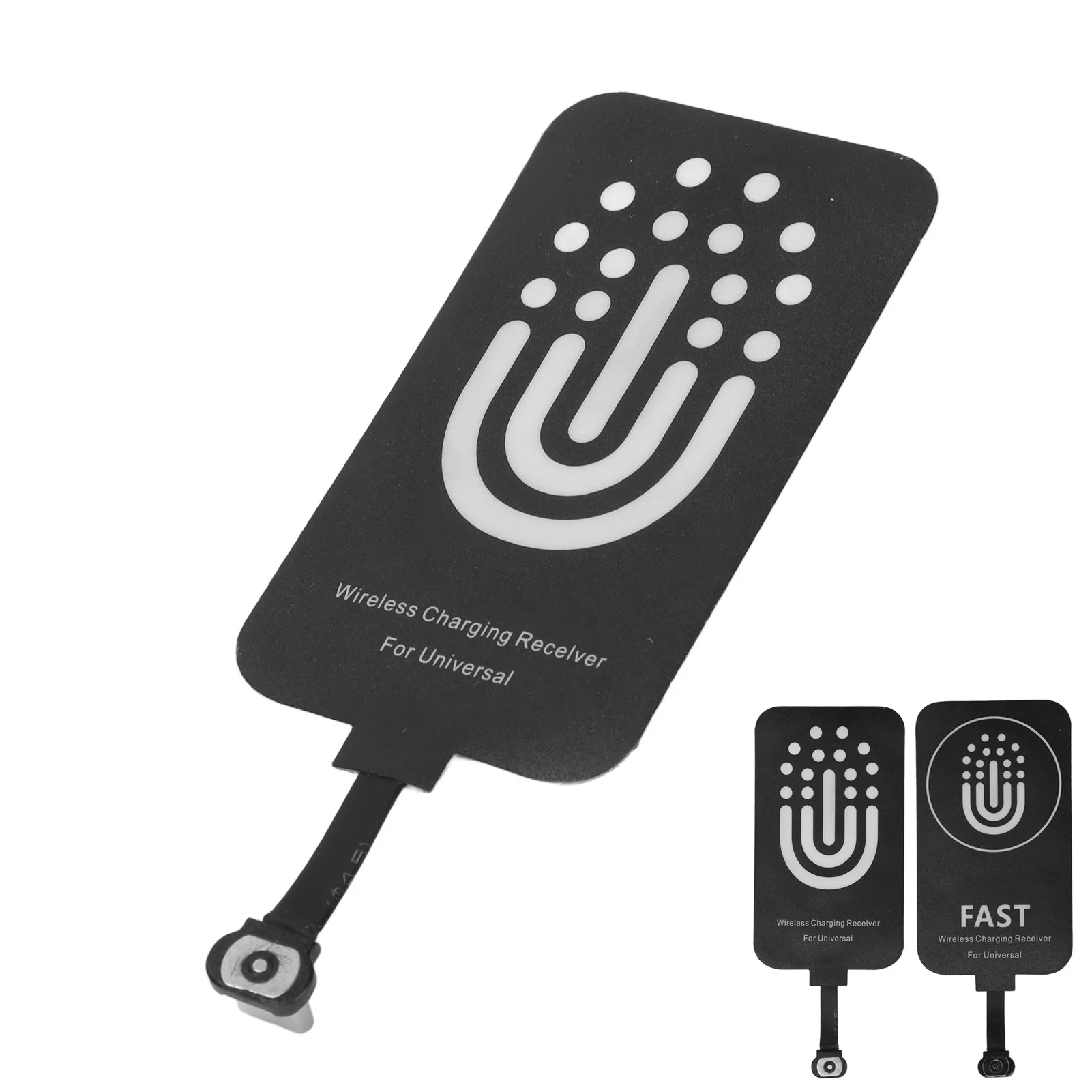 Type-C Wireless Charger Universal Ultra-Thin Wireless Charging Receiver Pad Includes Magnetic Charging Cable