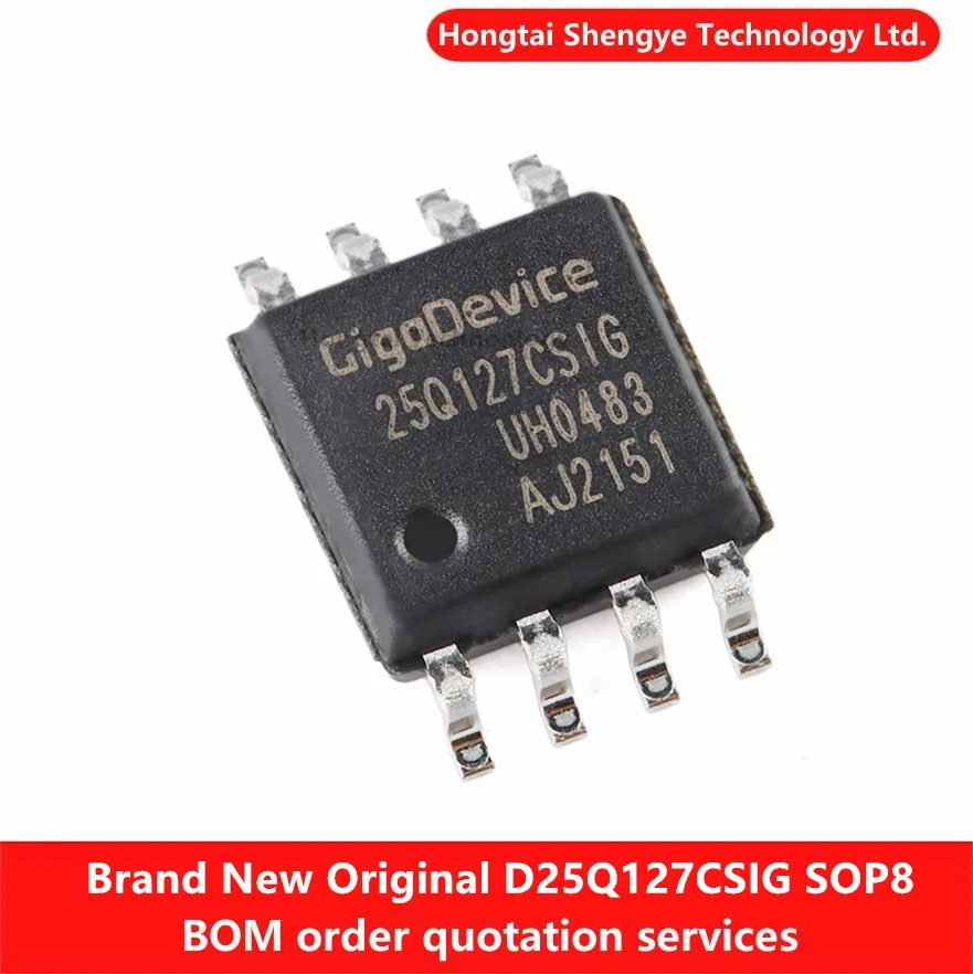 New Original GD25Q127CSIG SOP-8 128M-bit 3.3V Serial Flash Chip