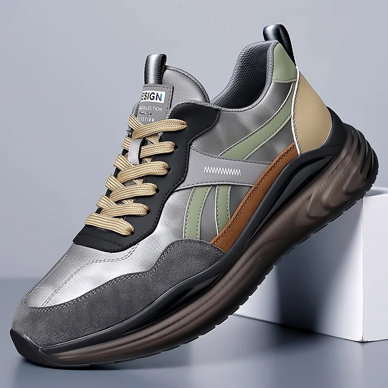 

2025 New Men's Board Shoes,sneakers,skate shoes,Casual Shoes Cushioned Lightweight Travel Daily Wear non-slip Outdoor Non-Slip