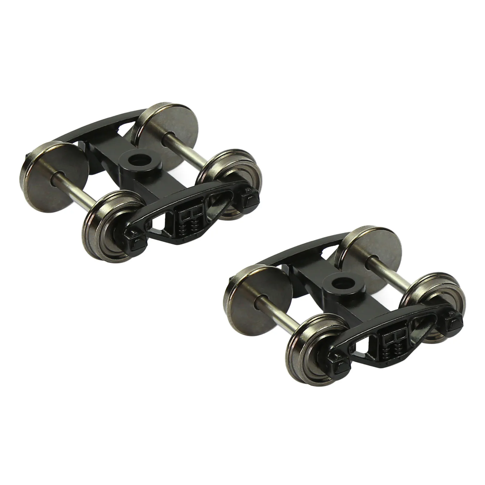 Evemodel-Caminhão De Rolamento De Rolo, Rodado De Metal 2-Springs Bogies, Escala HO 1:87, 33 "DC, 2-Springs, HP3287, 2Pcs