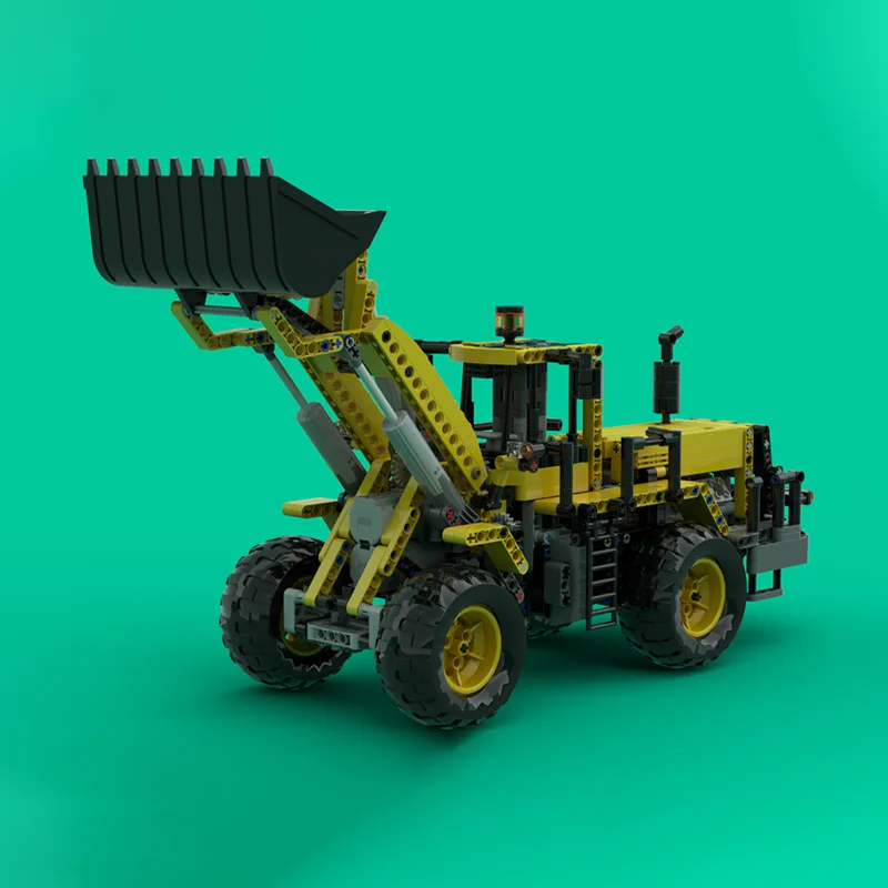 985 pezzi Technic 8265 caricatore frontale 20th MOC completamente motorizzato con controllo Bluetooth alimentato blocchi educativi regalo