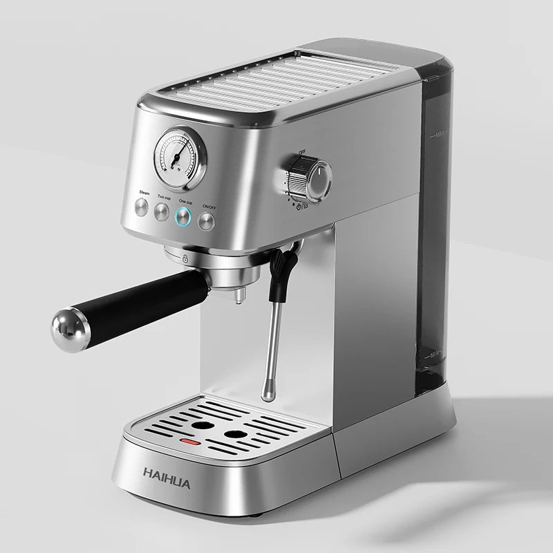 

PANCERKA Stainless Steel Portable Espresso Coffee Machine Programmable 20 BAR Electric Milk Frother Wand Operates in French