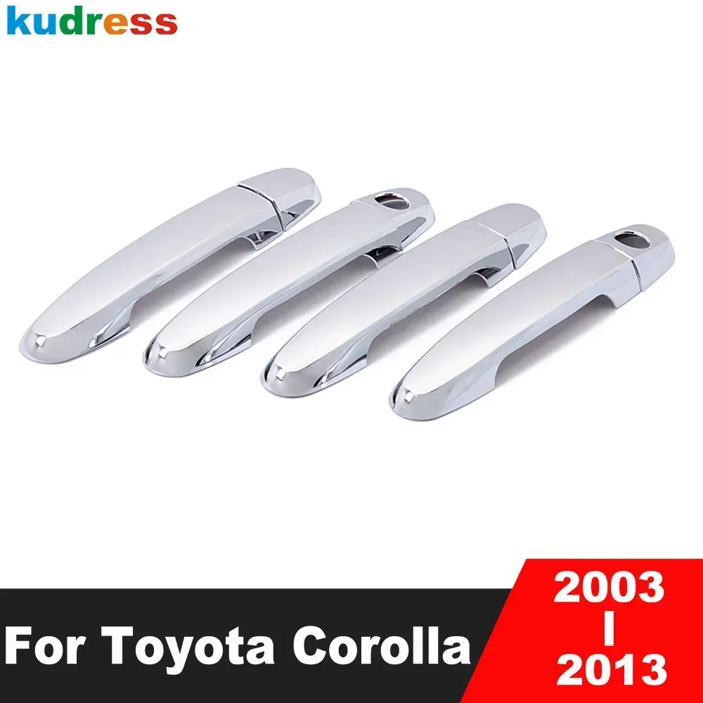 

Накладка на дверную ручку для Toyota Corolla 2003 2004 2005 2006 2007 2008 2009 2010 2011 2012 2013 Хромированные внешние аксессуары для автомобиля