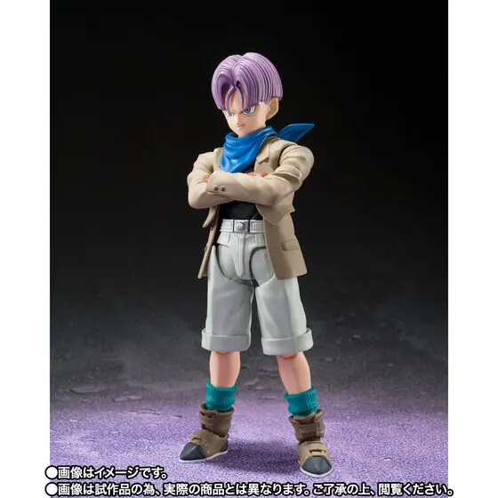 100% Original Bandai SH Figuarts SHF Dragon Ball GT Trunks Action Figures Anime Model Toys Collection In Stock