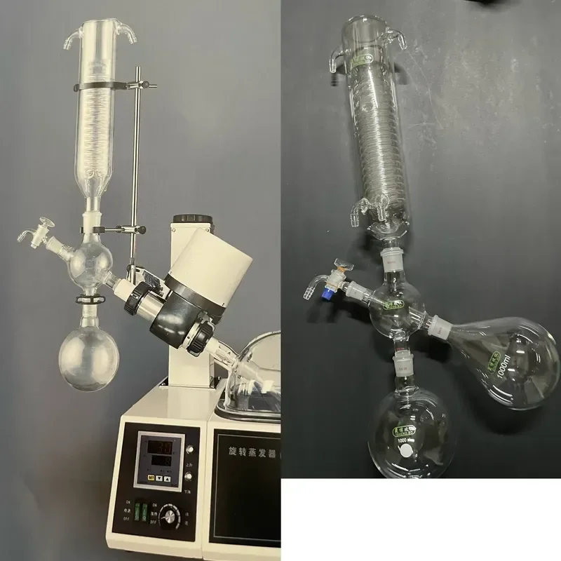 Trap Serpentine Jacketed Ice Condenser, Compatible with Yarong RE-52A/52C/52CS Rotary Evaporator