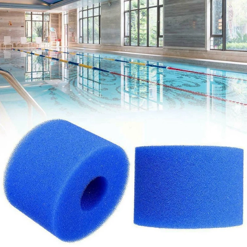 50Pcs For Intex Pure Spa Reusable Washable Foam Hot Tub Filter Cartridge S1 Type Swimming Pool Filter Sponge