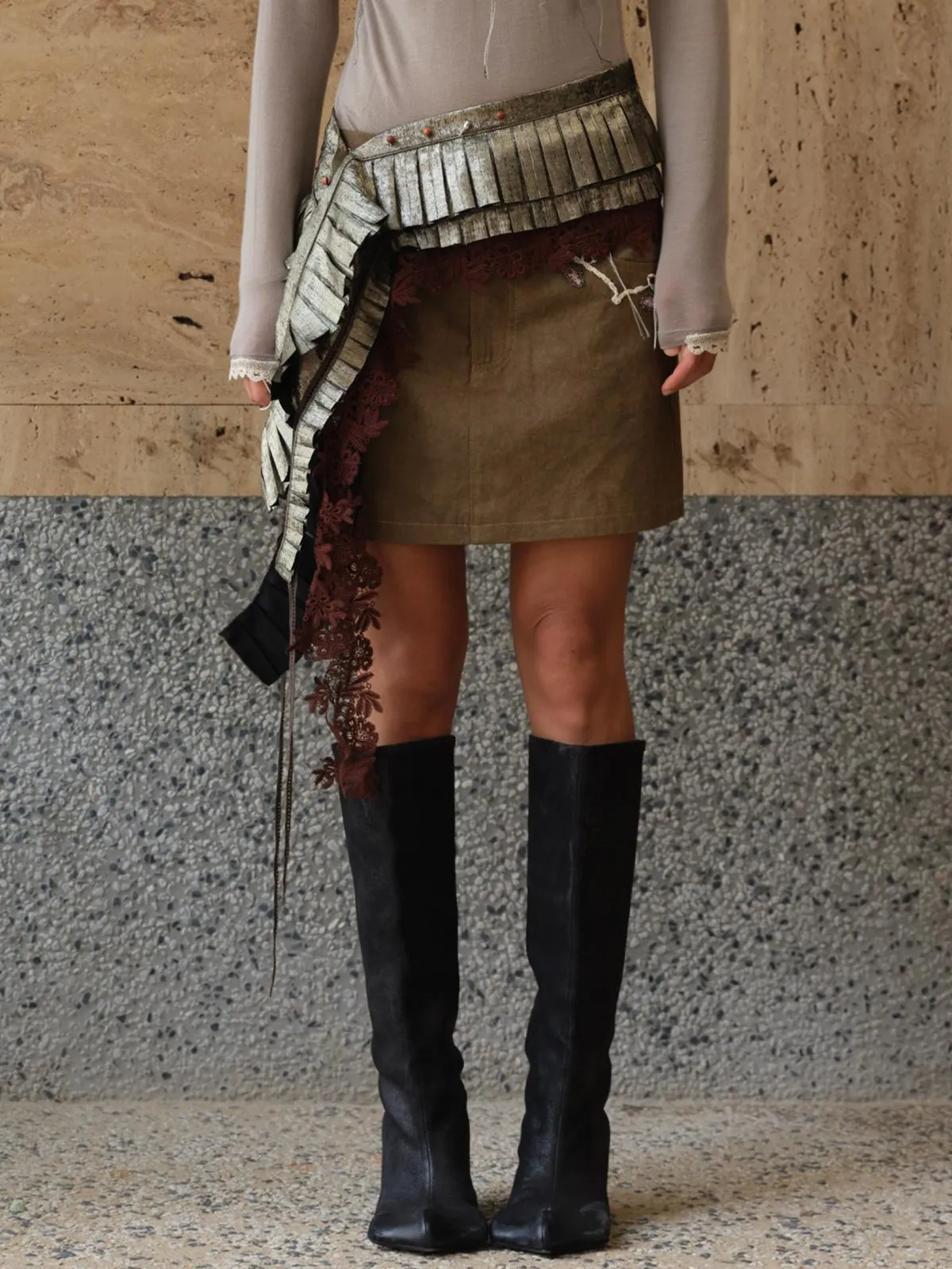 

Новая юбка-миди E ARTISTE Drunken Bar, повседневная, А-силуэт, из смесового хлопка, со средней талией, для женщин, на каждый день