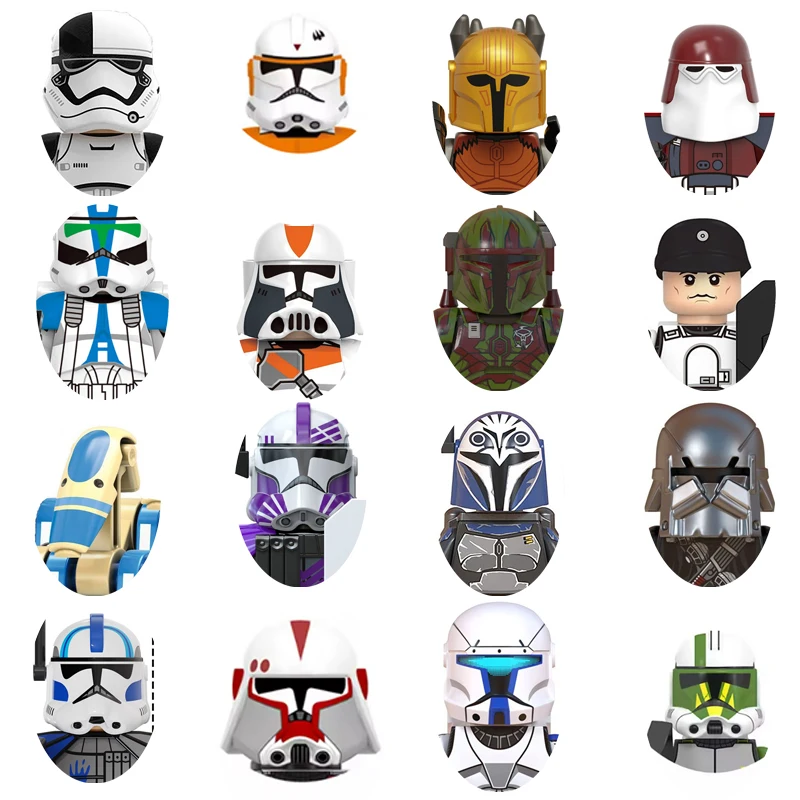 

Конструктор Clone Marine ARC Ahsoka Trooper Imperial Commander: Мини-модель, Коллекционная игрушка, Подарок, Дроид