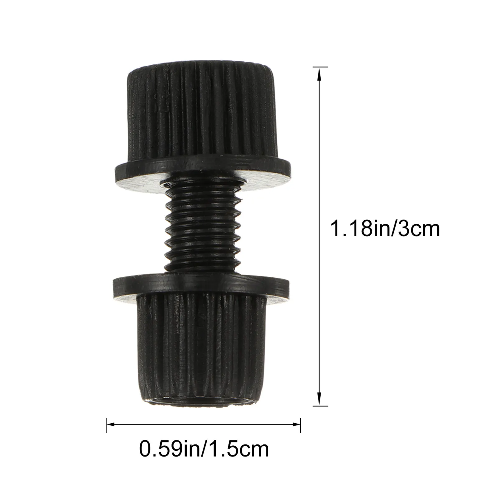 16Pcs Nylon Motorcycle License Plate Bolts Screws Fasteners for Secure Vibration-Resistant Mounting Weatherproof Theft-Deterrent