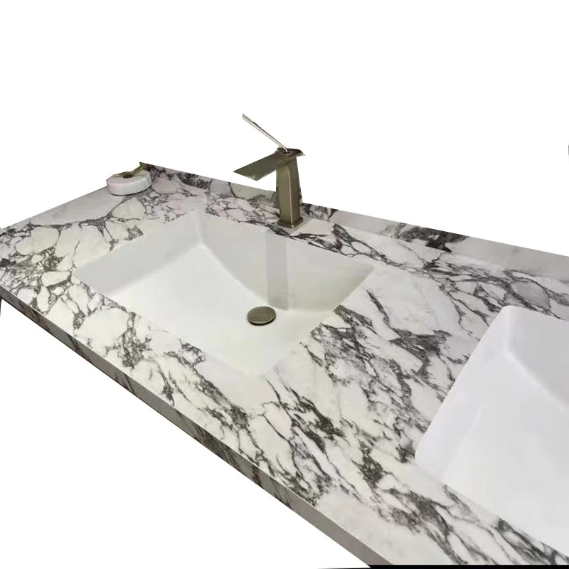 

Light luxury, rock slab, wash basin, bathroom, seamless basin, wash table, wash face