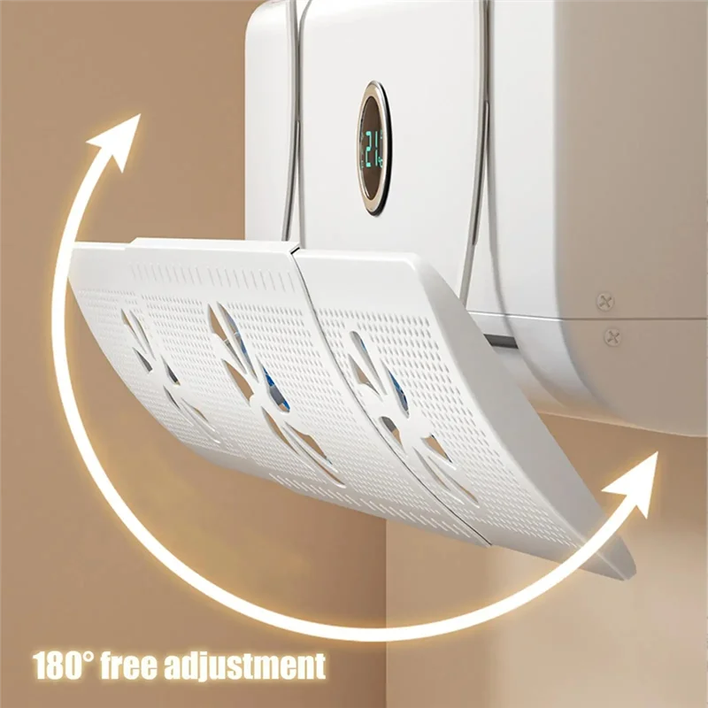 A84X-Baffle For Car Home Family Adjustable Air Vent Deflector For Ceiling Vents For Car Home Family Bedroom Living