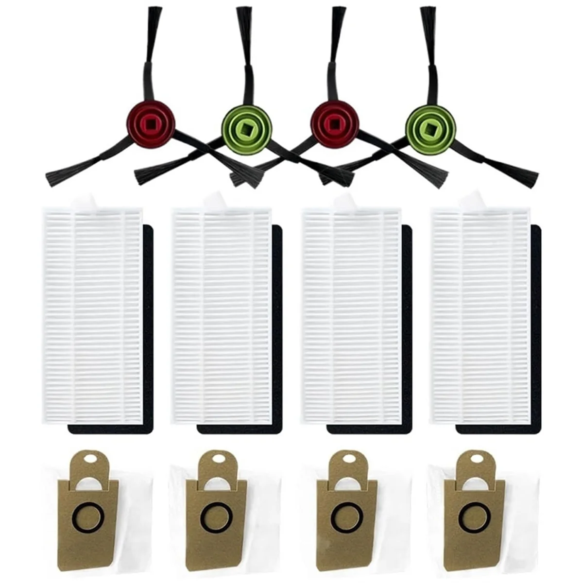 L65A Reserve zijborstel HEPA-filter stofzak voor ILife T10S robotstofzuiger onderdelen vervangen