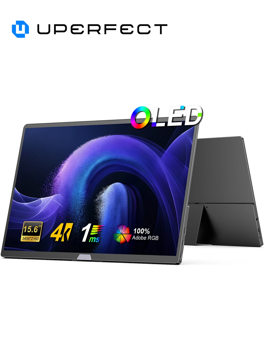UPERFECT UColor O2 Pure 15.6 Inch 4K Portable Monitor 3456*2160P 100%DCI-P3 500Nits Office Display for PC Laptop Phone XBox PS5