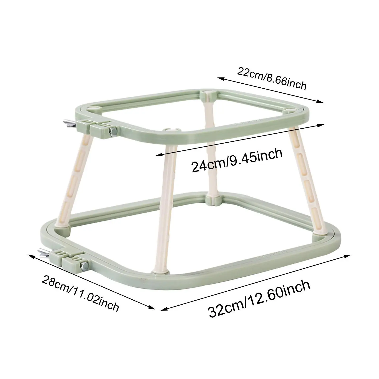 Embroidery Hoop Frame Versatile Desktop Portable Cross Stitch Rack for Sewing Crafts Stitching Embroidery Projects Needlework