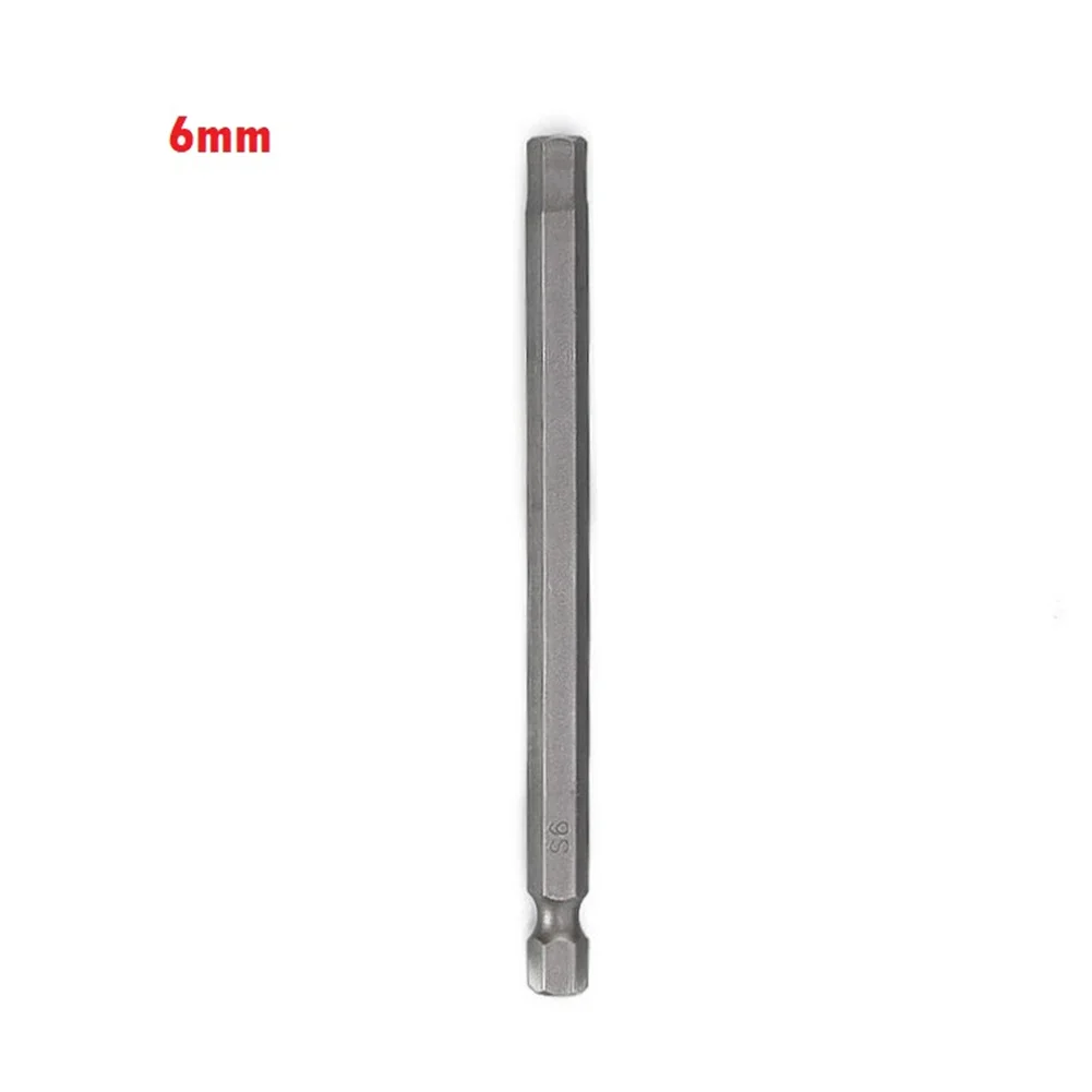 Hand Tools Screwdriver Bit For Cord/cordless Drills Hex Shank Quick Connection Screw Driver 1/4\" Hex Shank Silver