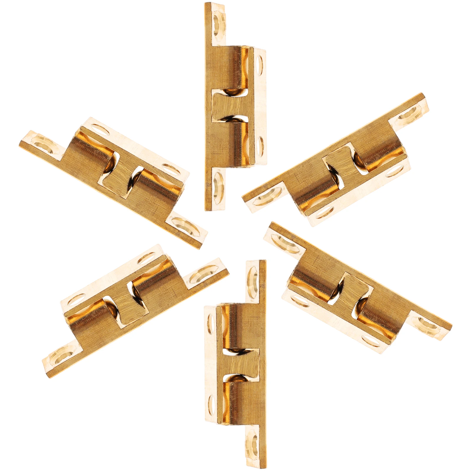 

6Pcs Brass Ball Catch Cabinet Door Latch for Wardrobe Closet Kitchen Cabinets Hidden Catch Hardware Cabinet Latch Hardware